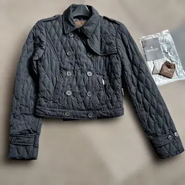 MONCLER 블랙 퀼팅 자켓 사이즈 0
