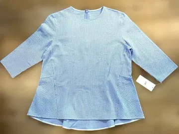 택 포함 새상품 23구 페플럼 블라우스 축구 원단 스트라이프
