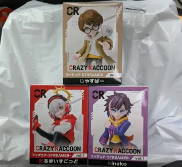 GiGO 한정판 CRAZY RACCOON 피규어 -STREAMER-