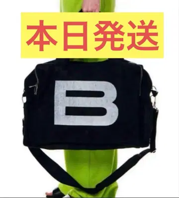 BEEDEN BIG B 로고 백 black