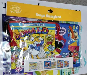 [ 새상품 ] 도쿄 디즈니랜드 주머니 세트 도날드 파르파루자