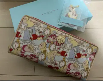 [미사용] 사만다 타바사 쁘띠 초이스 앨리스 장지갑 & 화이트 토끼 참