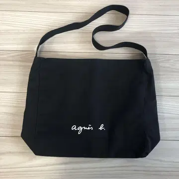 agnes b. VOYAGE 로고 숄더백