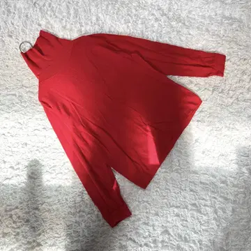 새상품급 [잇츠 인터내셔널] (M) 터틀넥 니트 로즈 울 혼방