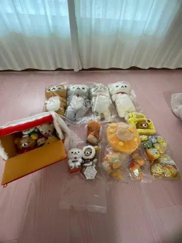 리락쿠마 봉제 인형 세트 10점 이상