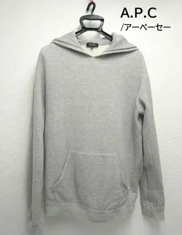 [ 일본제 ] A.P.C / 아페쎄 남성용 그레이 후드 맨투맨 M 사이즈