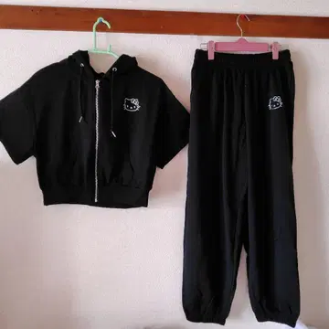 키티 반팔 셋업 M