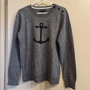 NAUTICA 닻 자수 스웨터