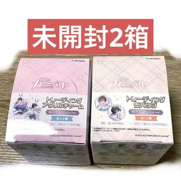 NU 카니발 트레이딩 캔뱃지 아크릴 참 봉제 인형과 함께