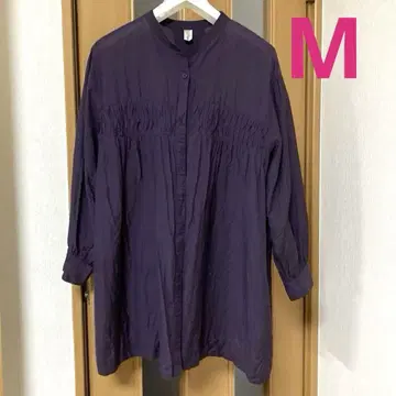 골든베어 여성용 턱 셔츠 튜닉 블라우스 긴팔 얇은 소재