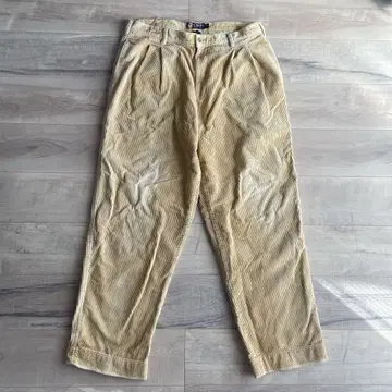 90년대 챕스 랄프 로렌 굵은 폭 코듀로이 팬츠 와이드