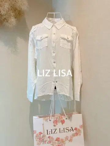 LIZ LISA 화이트 버튼 셔츠