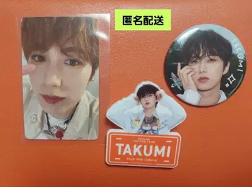 오자키 타쿠미 INI FTC 명찰 캔뱃지 트레이딩 카드 TAKUMI