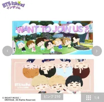 시마무라 페이스 타월 (2개 세트 BTS Island: 인 더 솜)