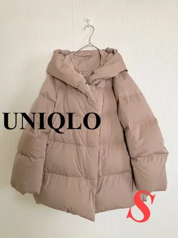 [컨디션 최상] UNIQLO 유니클로 파우더 소프트 다운 자켓 베이지 S