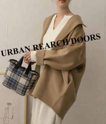 [새상품급] URBAN REARCH DOORS 미들 가운 코트 베이지