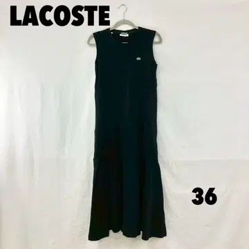 W0594S LACOSTE 슬리브리스 롱 원피스