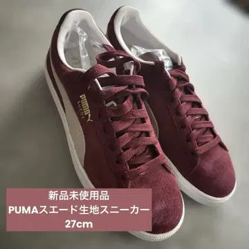 미사용 새상품 PUMA 스웨이드 원단 스니커즈 27cm