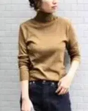 터틀넥 풀오버 사이즈 1