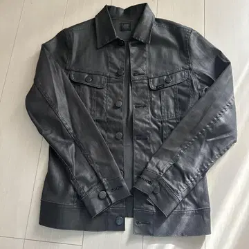 Lee 코팅 자켓 g 블랙