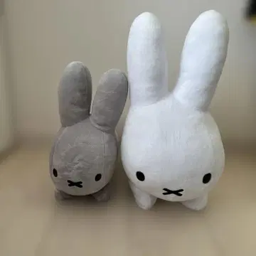 브루나 애니멀 봉제 인형 2개 세트 미피