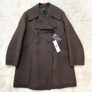 [ 새상품 택 포함 ] UNIQLO +J 더블 페이스 피코트 올리브 L