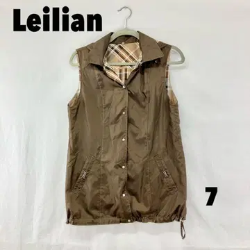 W0602S Leilian 후드 부착 리버서블 베스트