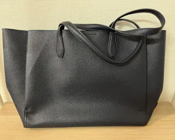 키타무라 네이비 컬러 토트백