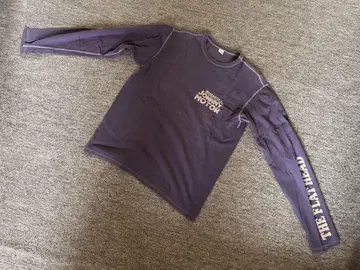 THE FLAT HEAD 롱 T 40 보라색 플랫 헤드