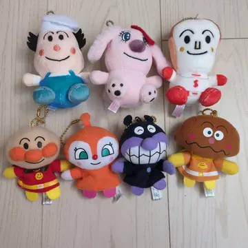 호빵맨 봉제 인형 키링