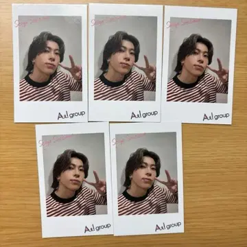 A! group 스에자와 세이야 폴라로이드풍 카드 5장 세트