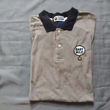 BABY MILO 피케 셔츠 그레이