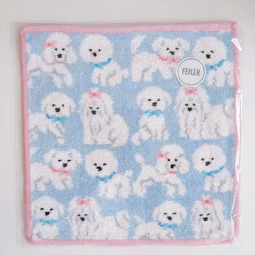 페이러 손수건 복슬복슬 강아지