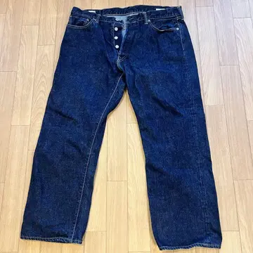 MOMOTARO 다크 블루 스트레이트 데님