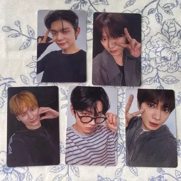 TXT LINE MUSIC 당첨 뮤직 재생 투바 트레이딩 카드 5장