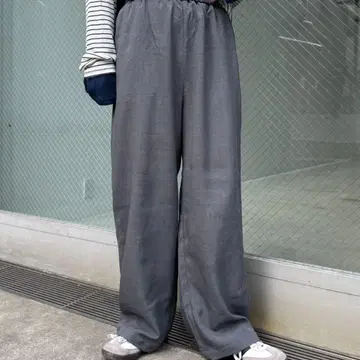 차오패닉 티피 테크 린넨 와이드 팬츠