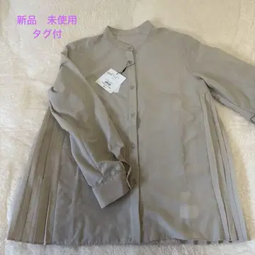 미사용 새상품 베이지, 그레이지 셔츠 봄/가을용
