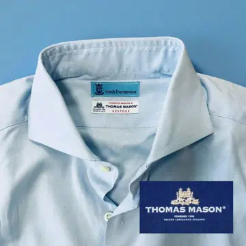 THOMAS MASON BESPOKE 셔츠 41-16 새상품급 이탈리아제