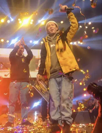 MU-TON 착용 THE NORTH FACE 자켓 서밋 골드 L 사이즈