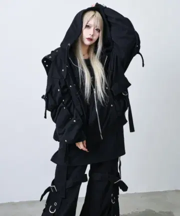 REFLEM 헤비 레이어드 지퍼 후드티