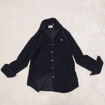 LACOSTE/라코스테 코듀로이 셔츠 사이즈 40 블랙