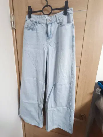 zara 와이드 데님 라이트 블루