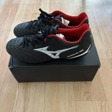 미즈노 모렐리아 II 재팬 26.5cm 블랙/레드