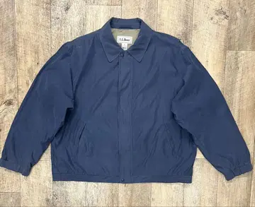 90'S LL Bean 피치 스킨 안감 부착 드리즐러 자켓 블루