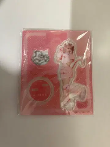 =LOVE 이코라브 사이토 쥬아라 라메 아크릴 스탠드 키링 고양이 의상