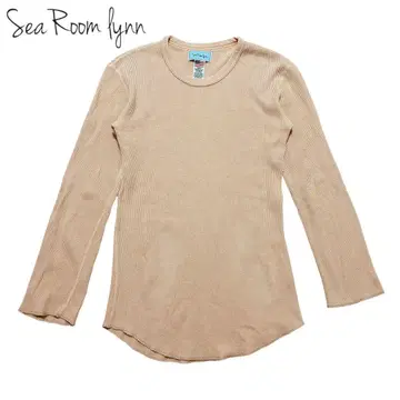 Sea Room Lynn 와플 원단 티셔츠 상의 USA제