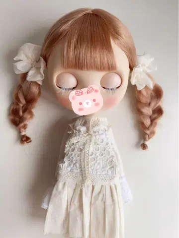 [당일 발송] orange/04 Blythe 모헤어 가발 Blythe