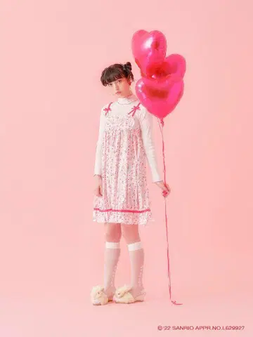 산리오 콜라보 안대 원피스