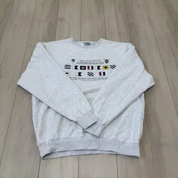 캡틴 산타 클럽 맨투맨 그레이