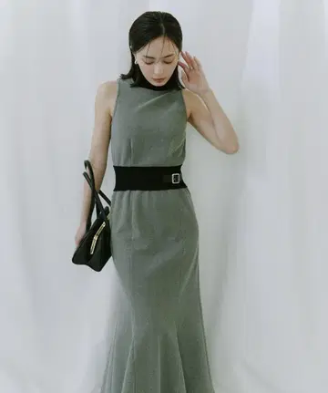 anuans 아뉴앙스 니트 도킹 클래시컬 원피스 S 사이즈